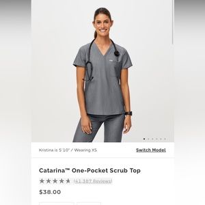 Figs Scrub Set - Graphite